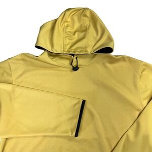 Stormtech Performance Mens XL Yellow Hooded Pullover PFH01 Athletic Hoodie